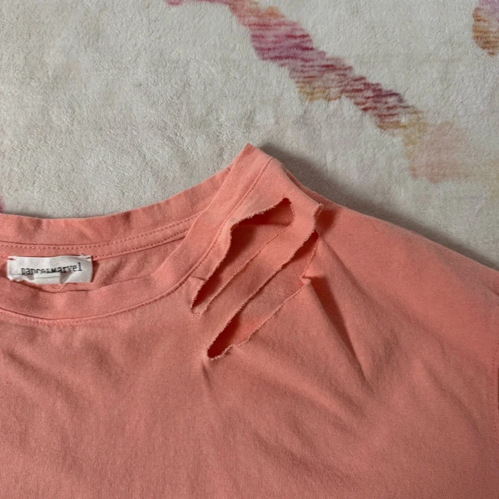 Orange Ripped Shirt - Picture 3 of 4